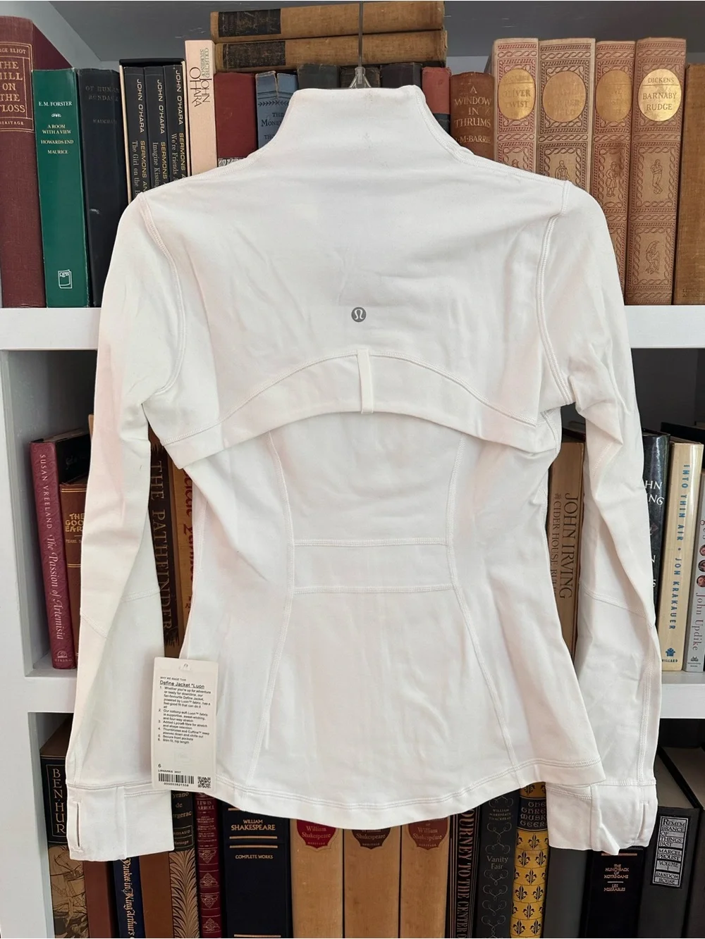 NWT - Lululemon athletica Define Luon White Zip-Up Jacket - Women
